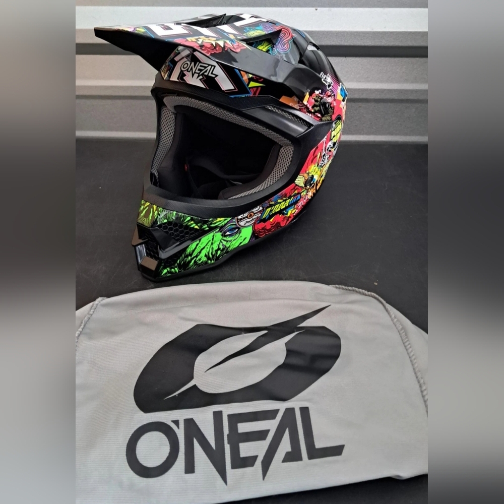 O'Neal 3SRS Crank 2.0 Helmet - Motocross Dirt Bike ATV Offroad Sz Adult XL